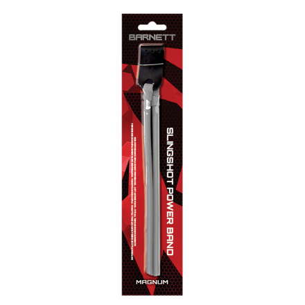 Barnett Slingshot Powerband - Magnum Red With Leather Pouch