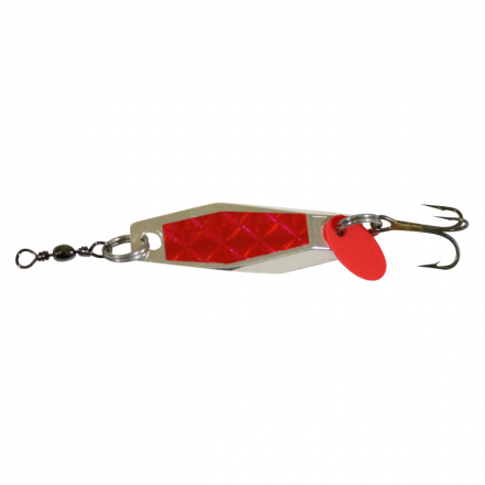 Fishfighter Hex Wobbler - Prism Tape Red