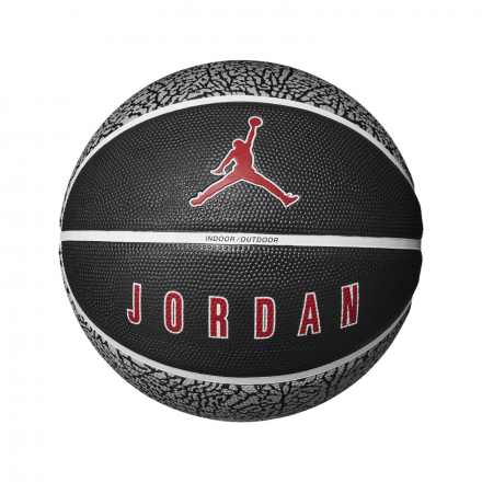 Jordan Playground 2.0 8P Basketball - Grey/Black/White/Red - Size 7