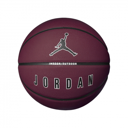 Jordan Ultimate 2.0 8P Basketball - Cherry Red/Black/White - Size 7
