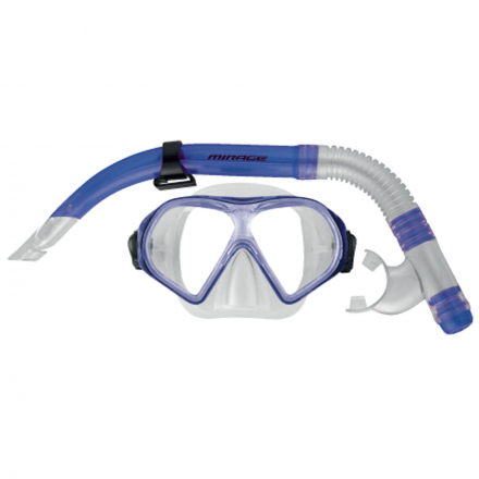 Mirage Set19 Freedom Adult Mask & Snorkel Set