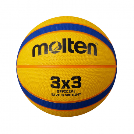 Molten 3 on 3 Rubber Basketball - sz 6