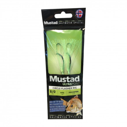 Mustad UltraPoint SWR02 Circle Flasher Rig