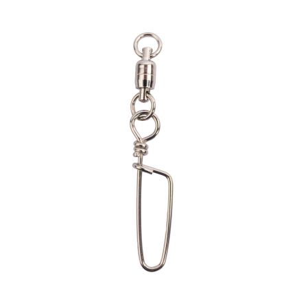 Mustad Demon  DLSS04 Stainless Steel Ball Bearing Swivel with Coast Lock Snap