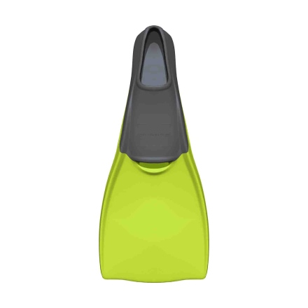 Mirage F015 Long Blade Deluxe Rubber Fins - Lime Green - Jnr 11-13