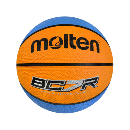 Molten BCR Rubber Basketball Orange/Cyan - Size 7