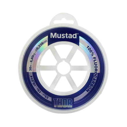 Mustad Thor 100% Fluorocarbon Leader - 33yds