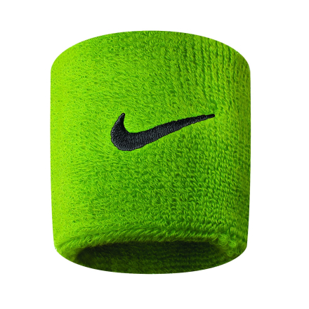 Nike Swoosh Wrist Band - Atomic Green/Black