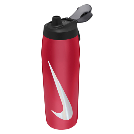 Nike Refuel Bottle Locking Lid 32oz Uni Red/Bk/Sil Iri