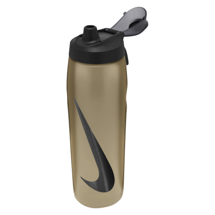 Nike Refuel Bottle Locking Lid 32oz Met Gold/Bk/Bk Iri
