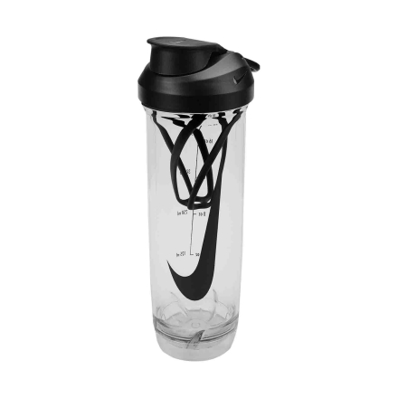 Nike TR Recharge Shaker Bottle 2.0 - 24oz - Clear/Black/Ant/Black 