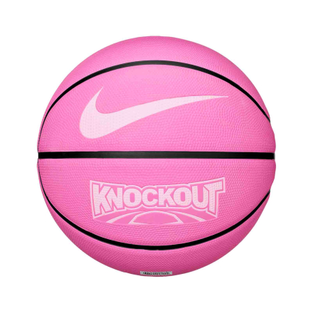 Nike Knockout Basketball - Playful Pink/Black/Pink Foam - Sz.6