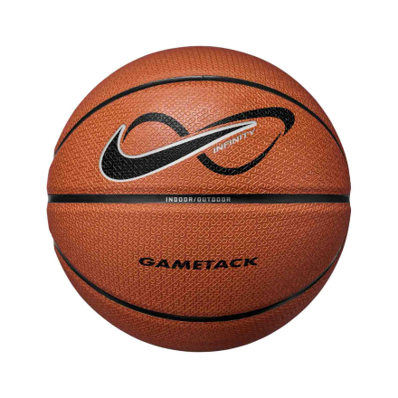 Nike Infinity Gametack Basketball - Amber/Black/Metallic Silver - Sz.7