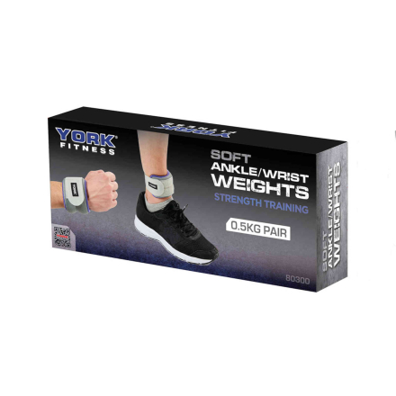 York Soft Wrist/Ankle Weights - 0.5kg
