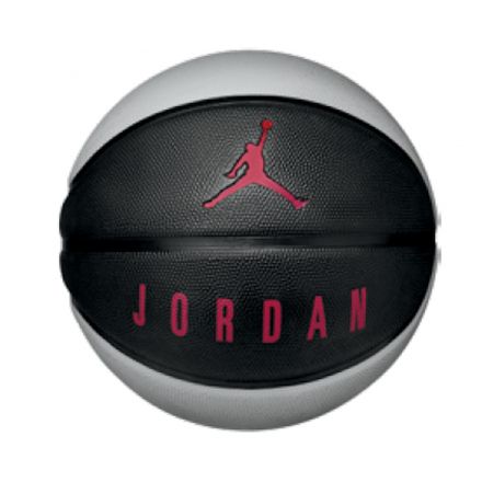 Jordan Playground 8P Basketball - Black/Wolf Grey/Red - Size 7