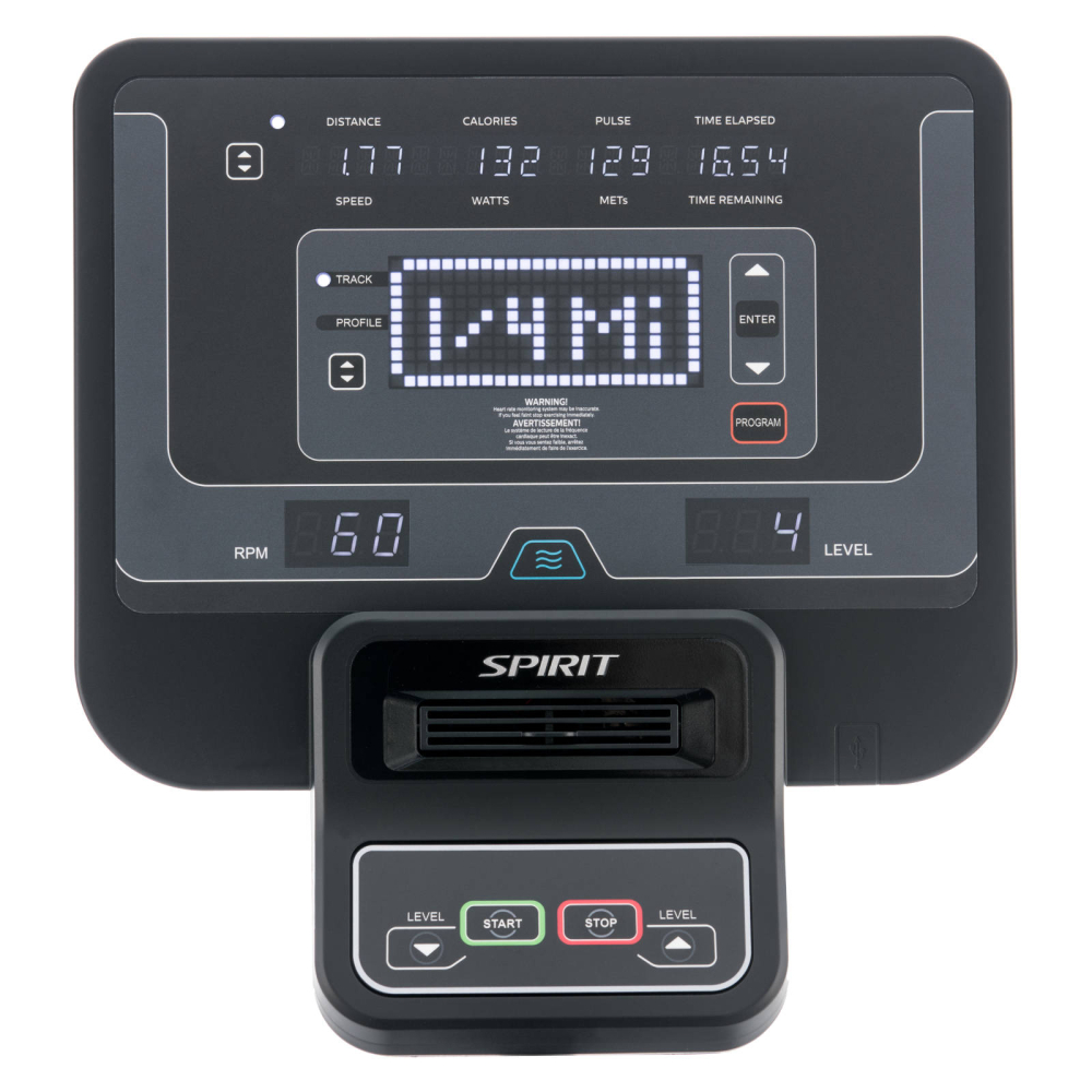 spirit cu900 upright bike