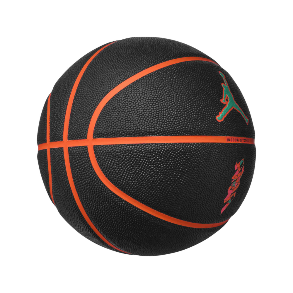 Jordan All Court 8P Z Williamson Basketball - Black/Cone/Emerald/Pink ...