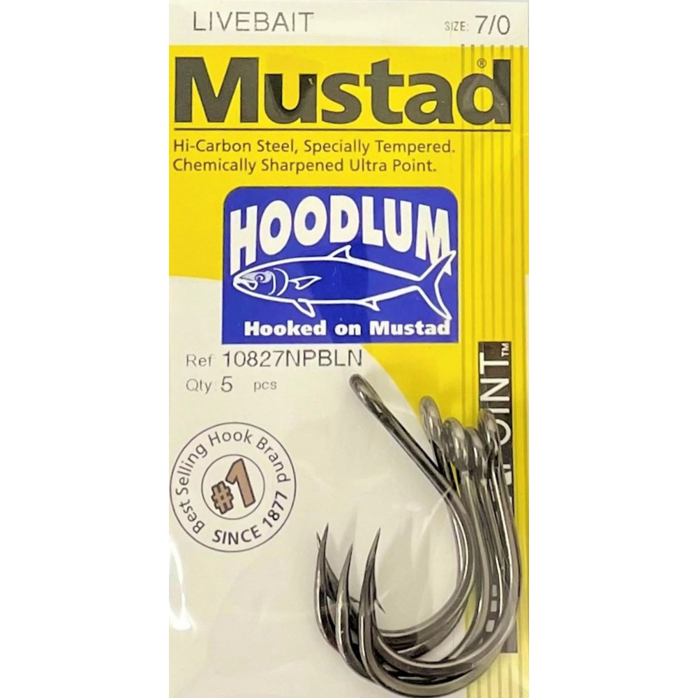 Mustad UltraPoint 10827NP-BN Hoodlum Livebait Hook