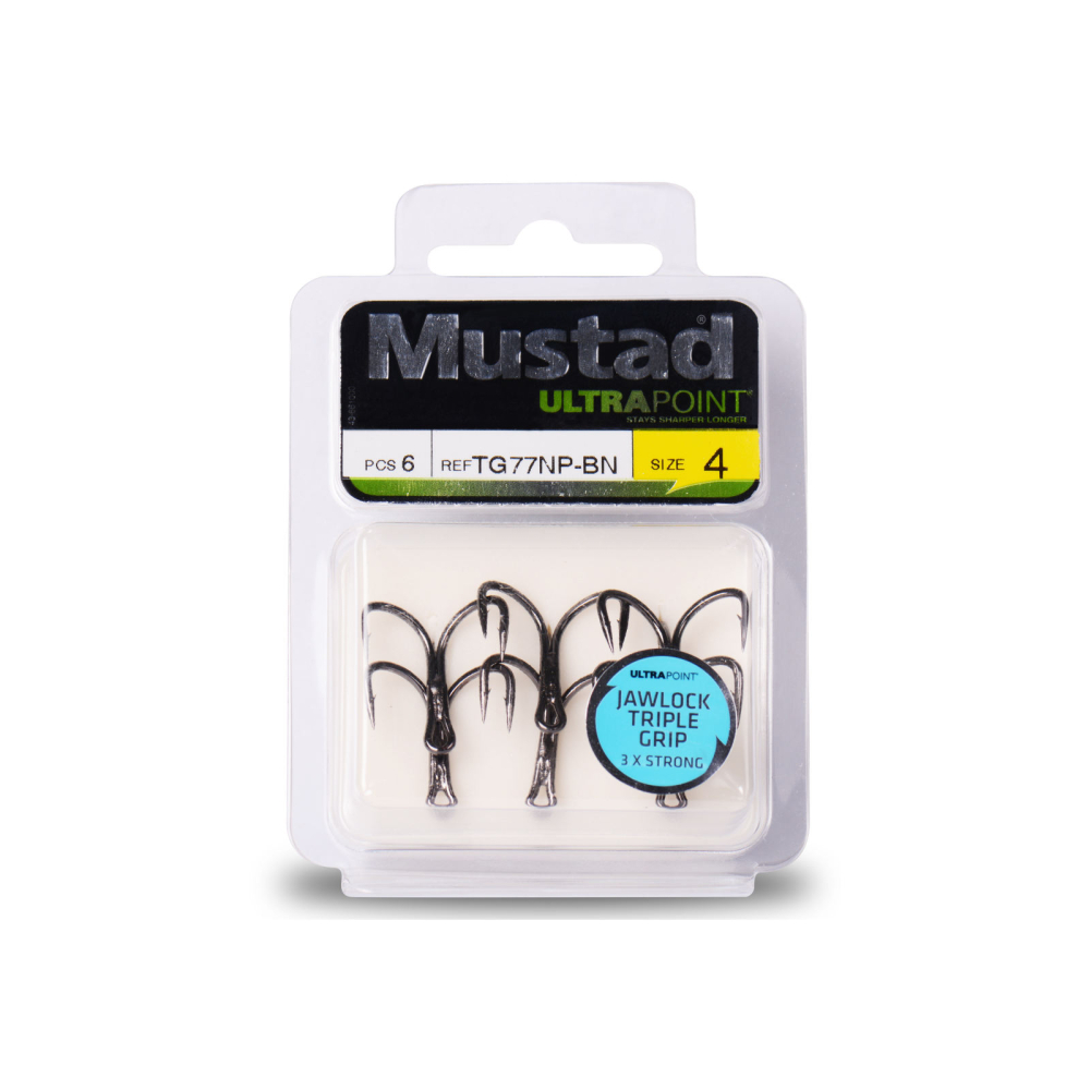 Hameçon Triple Mustad Jaw Lok JL73NP 3X – Ancorette Pour Pêche En Mer – Spinning